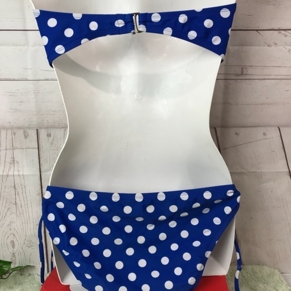 Wassino Polka Dot Top S bottom M - Picture 4 of 5